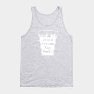 Drink Around the World Skyline Vintage Tank Top